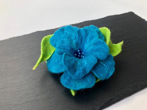 Blüte filz brosche schmuck - filz,