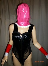 Lackburkamaske Zofenmaske Gesichtsfeld gelocht viele Farben Vinylmask wholes 