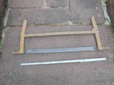 Alte Spannsäge Holzsäge