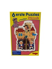 Haba | 6 Erste Puzzle | Schloss Prinzessin Holzfigur | Feinmotorik | Vollständig