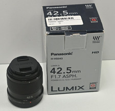 Panasonic Lumix G H-42 mm f/1.7 Aspherical OIS; sehr gut!