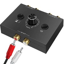 RCA Cinch Stereo Audio Switch