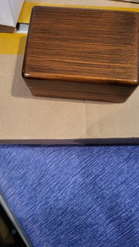 Kleine mahagoni schatulle - schatulle,