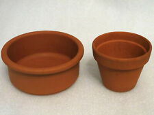 2 Stk. Tontöpfe, Pflanztöpfe, Blumentöpfe, Anzuchttöpfe, Terracotta