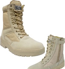 Desert army side zip combat - side,