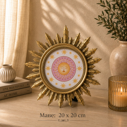 Sonne foto bilder rahmen rund - ,