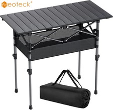 Campingtisch Klappbar Gartentisch Outdoor Faltbar Rolltisch Reisetisch 82x40cm