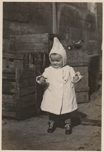 Vintage foto kind - vintage, &