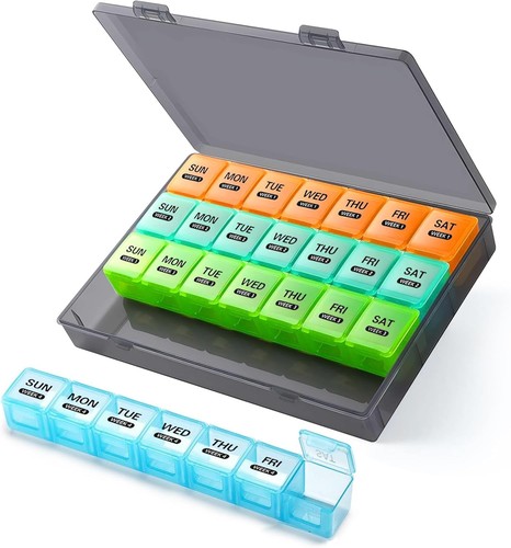 Monatliche tablettenbox - monatliche,