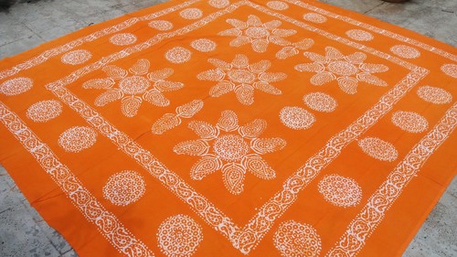Indianer tagesdecke orange - tagesdecke,
