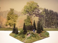 Diorama 87 wald haus - h0,