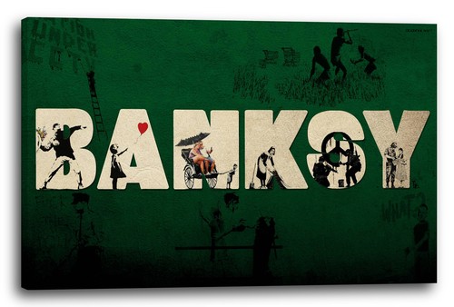 Kunstdruck banksy kollage - -,
