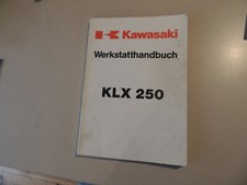 - Werkstatthandbuch KAWASAKI KLX 250 D1 E1   Reparaturanleitung 