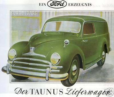 Ford taunus lieferwagen - ford,