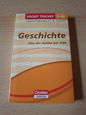 Pocket Teacher Geschichte (von der Antike bus 1789) Cornelsen 5.- 10. Klasse