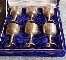 6 Silberbecher Trinkbecher