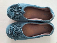 Pampuschen Ballerinas, Hausschuhe in Türkisblau, Größe: EU 38