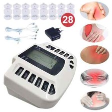 TENS Gerät EMS 8-in-1 Reizstrom Schmerztherapie Elektrotherapie Massage Pads DE