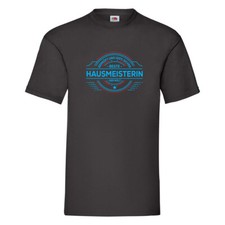 100 % Sicher:  Hausmeisterin | Hauswart T-Shirt Schwarz