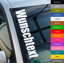 Autoaufkleber WUNSCHTEXT