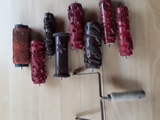 Alter Farbabroller,Musterroller, Malerwalzen