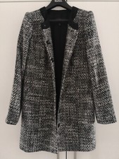 Hochwertiger Kurzmantel/Gehrock/Longblazer,Gr.38,schwarz/weiß,Paul Costelloe