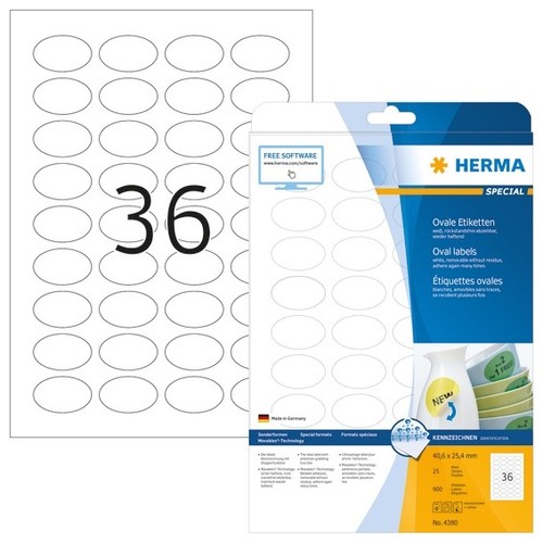 Herma 4380 ablösbare - herma,