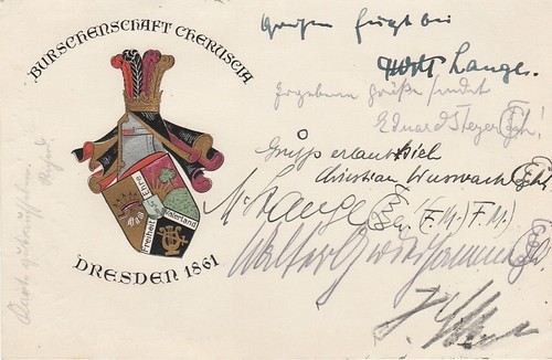 Studentika 1925 burschenschaft - studentika,
