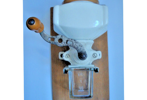 Antike kaffeemühle wandmühle - antike,