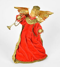Schöner alter KOESTEL Wachs Engel Weihnachtsengel Wachsengel mit Trompete