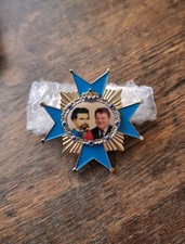 Pin Kreuz Strauß Ludwig König Wiesn Anstecker Augustiner Paulaner Löwenbräu