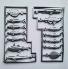 Playmobil Ersatzteile  2x Fische  noch am Gusssteg 