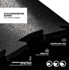 Puzzle-Stallmatte aus Gummi Pontiac | 122 x 182 cm | 2 Ausführungen | Stallboden