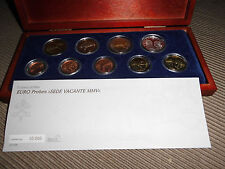 Euro Proben Sede Vacante MMV mit 1 sonderprägung Feinsilber in PP