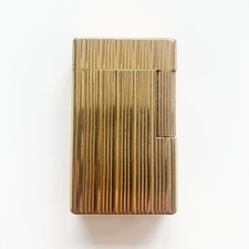 S.T. Dupont Gelbgold Feuerzeug – Vergoldet, Seriennr. 9797BK