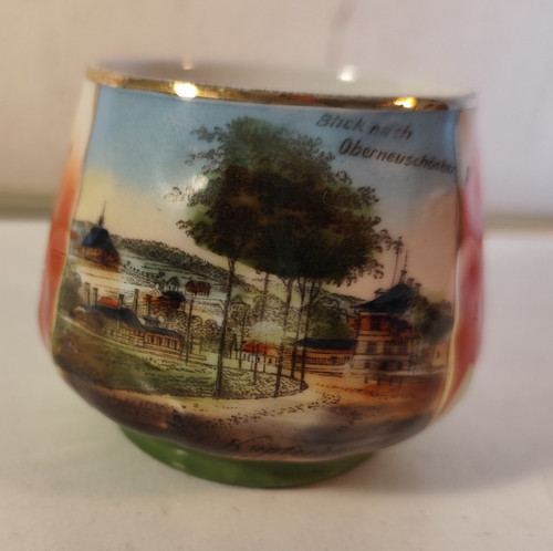 Porzellan andenken tasse - porzellan,