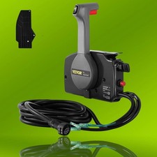 VEVOR Außenbordmotor Fernbedienung seitlich montierbar, Bootszubehör