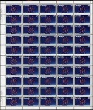 Canada Stamp SHEET#865 -