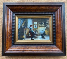 Lupen Malerei auf Elfenbein  10x14cm