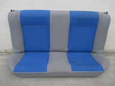 Rücksitzbank VW Polo 6N2 2-Türig Rückbank Ausstattung Stoff grau / blau