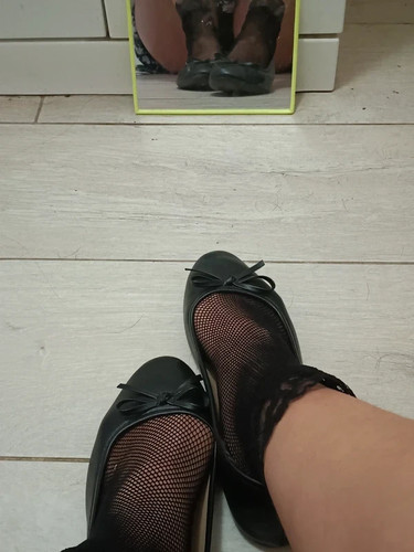 Schwarze süße ballerinas - schwarze,