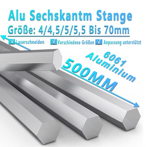 Alu stange sechskant profil - alu,