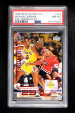 1998 UD MJ Lebende Legende Michael Jordan / Kobe Bryant #147 Jordan Akten PSA 8