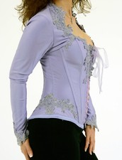 Catwalk Collection London schwere Stretch-Corsage, Sexy, Gothic, Steam Punk, WGT