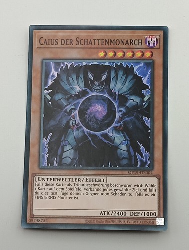 Einzelkarte caius - yu-gi-oh!,