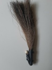 Gamsbart Hirsch Einfassung mit Zahn Grandel Jagd Trachtenhut Hutnadel