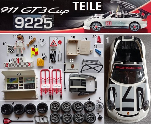Playmobil 9225 porsche teile - 9225,