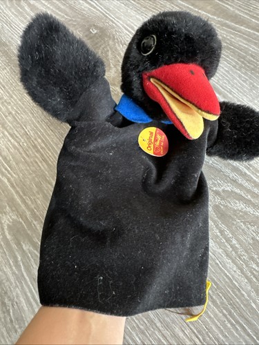 Steiff handpuppe rabe - steiff,