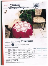 3 Hardanger - Stickvorlagen " Trontheim"  von Weberei Hagedorn