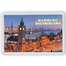 Hamburg Germany Fridge Magnet Kühlschrank Souvenir